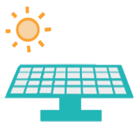 太陽光発電システムアイコン